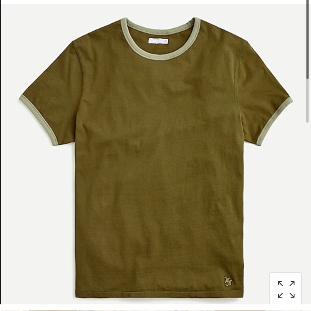J Crew Wallace & Barnes Tubular Ring T-shirt Olive Green Size Small AH545